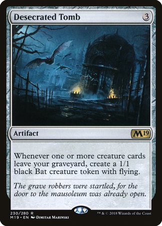 Desecrated Tomb [Core Set 2019] | Good Games Cannington