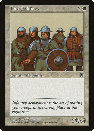 Foot Soldiers [Portal] | Good Games Cannington