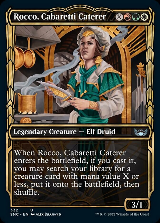 Rocco, Cabaretti Caterer (Showcase Golden Age) [Streets of New Capenna] | Good Games Cannington
