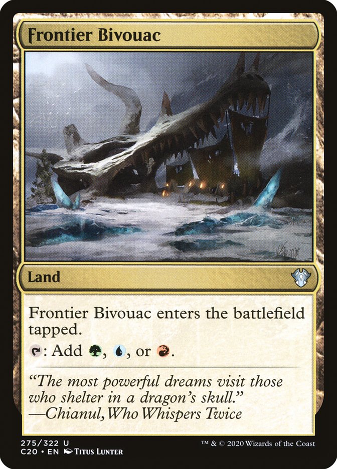 Frontier Bivouac [Commander 2020] | Good Games Cannington