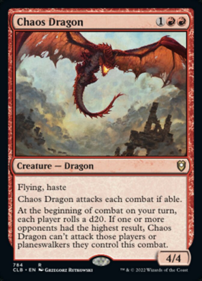 Chaos Dragon [Commander Legends: Battle for Baldur's Gate] | Good Games Cannington