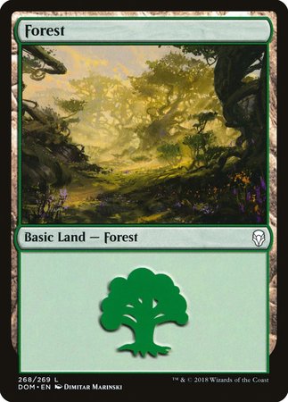 Forest (268) [Dominaria] | Good Games Cannington