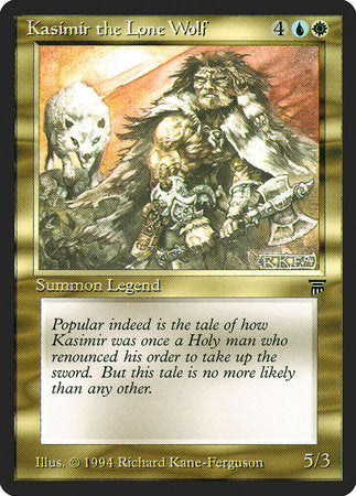 Kasimir the Lone Wolf [Legends] | Good Games Cannington