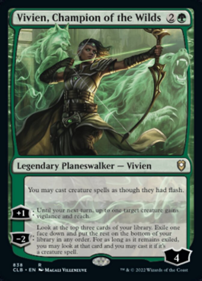 Vivien, Champion of the Wilds [Commander Legends: Battle for Baldur's Gate] | Good Games Cannington