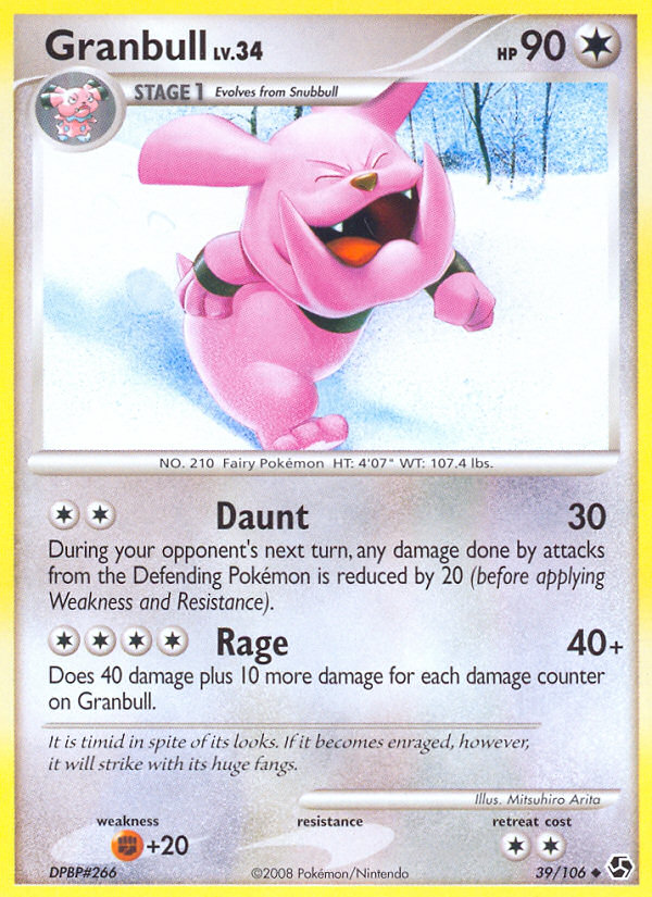 Granbull (39/106) [Diamond & Pearl: Great Encounters] | Good Games Cannington