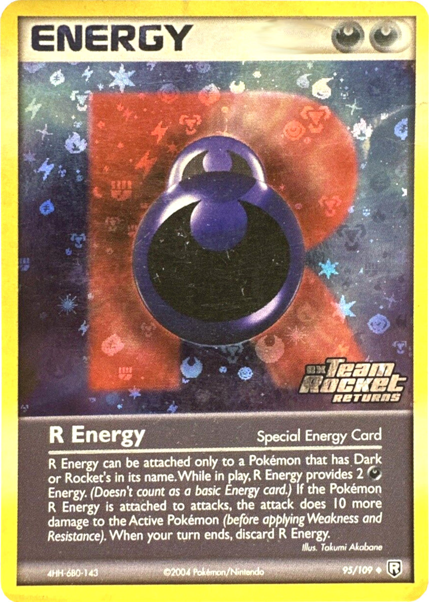 R Energy (95/109) (Stamped) [EX: Team Rocket Returns] | Good Games Cannington