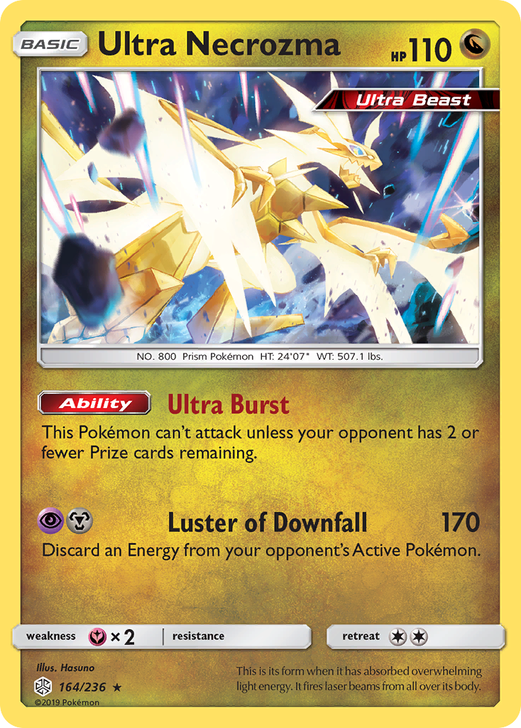 Ultra Necrozma (164/236) [Sun & Moon: Cosmic Eclipse] | Good Games Cannington