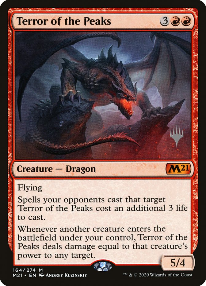 Terror of the Peaks (Promo Pack) [Core Set 2021 Promos] | Good Games Cannington