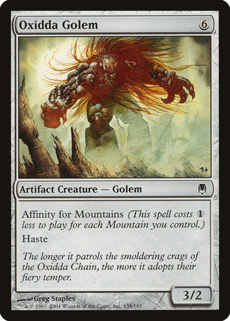 Oxidda Golem [Darksteel] | Good Games Cannington