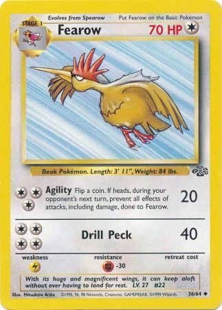 Fearow (36/64) [Jungle Unlimited] | Good Games Cannington