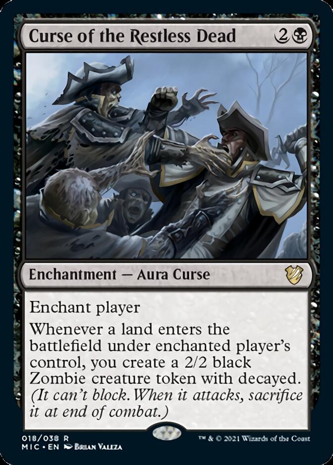 Curse of the Restless Dead [Innistrad: Midnight Hunt Commander] | Good Games Cannington
