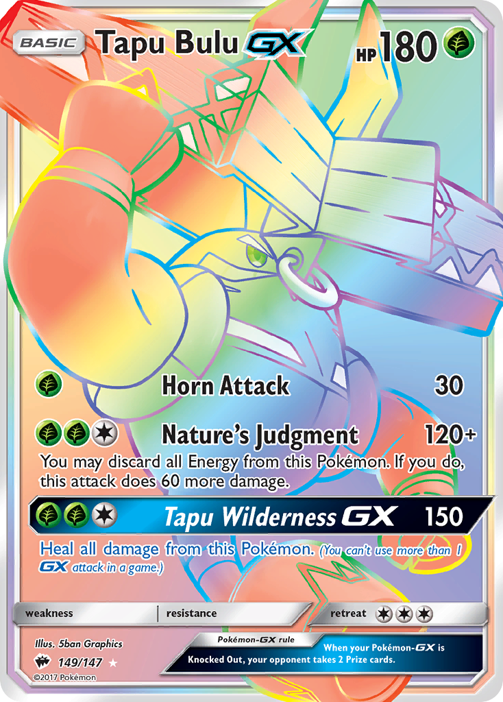 Tapu Bulu GX (149/147) [Sun & Moon: Burning Shadows] | Good Games Cannington