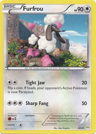 Furfrou (20/30) [XY: Trainer Kit - Noivern] | Good Games Cannington