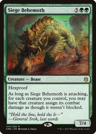 Siege Behemoth [Commander Anthology] | Good Games Cannington