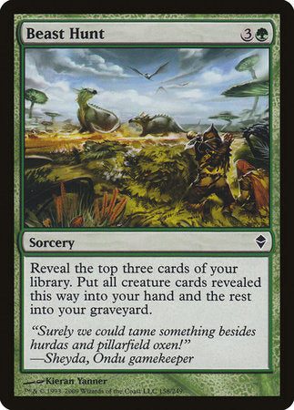 Beast Hunt [Zendikar] | Good Games Cannington