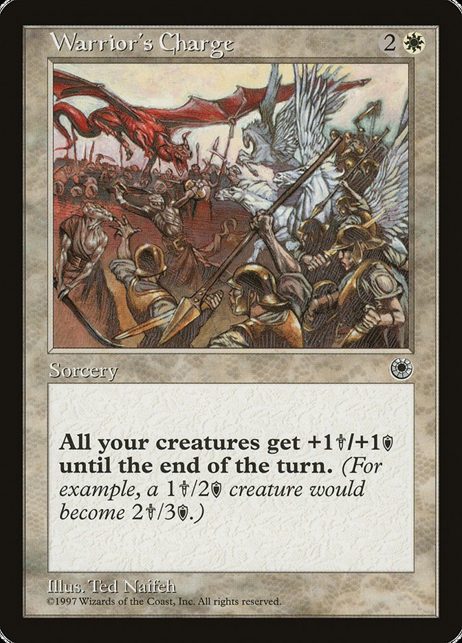 Warrior's Charge (No Flavor Text) [Portal] | Good Games Cannington