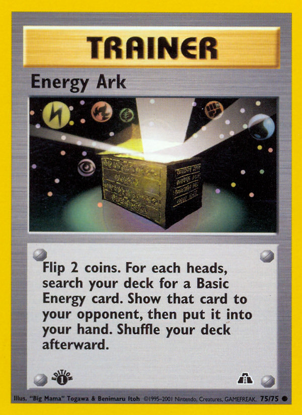 Energy Ark (75/75) [Neo Discovery 1st Edition] | Good Games Cannington