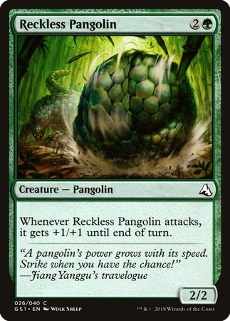Reckless Pangolin [Global Series Jiang Yanggu & Mu Yanling] | Good Games Cannington