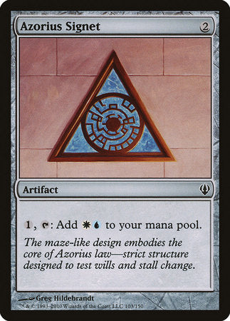 Azorius Signet [Archenemy] | Good Games Cannington