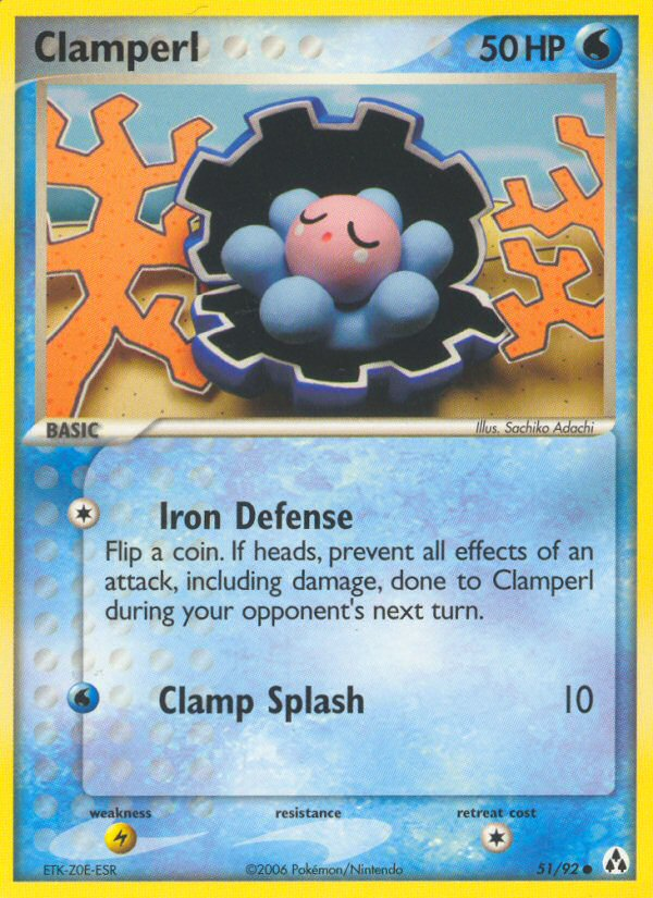 Clamperl (51/92) [EX: Legend Maker] | Good Games Cannington