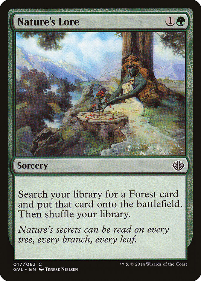 Nature's Lore (Garruk vs. Liliana) [Duel Decks Anthology] | Good Games Cannington