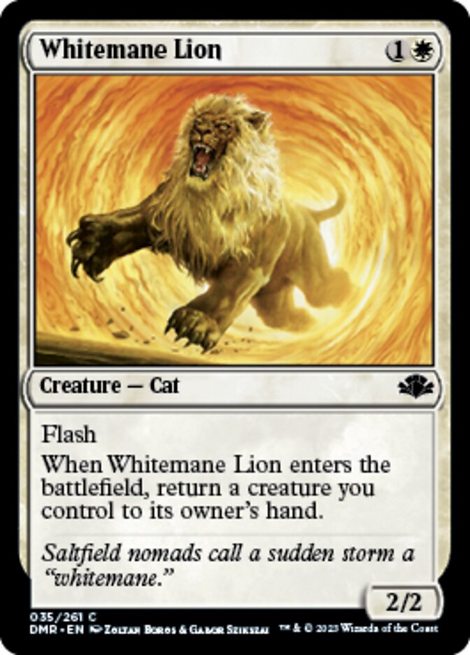 Whitemane Lion [Dominaria Remastered] | Good Games Cannington