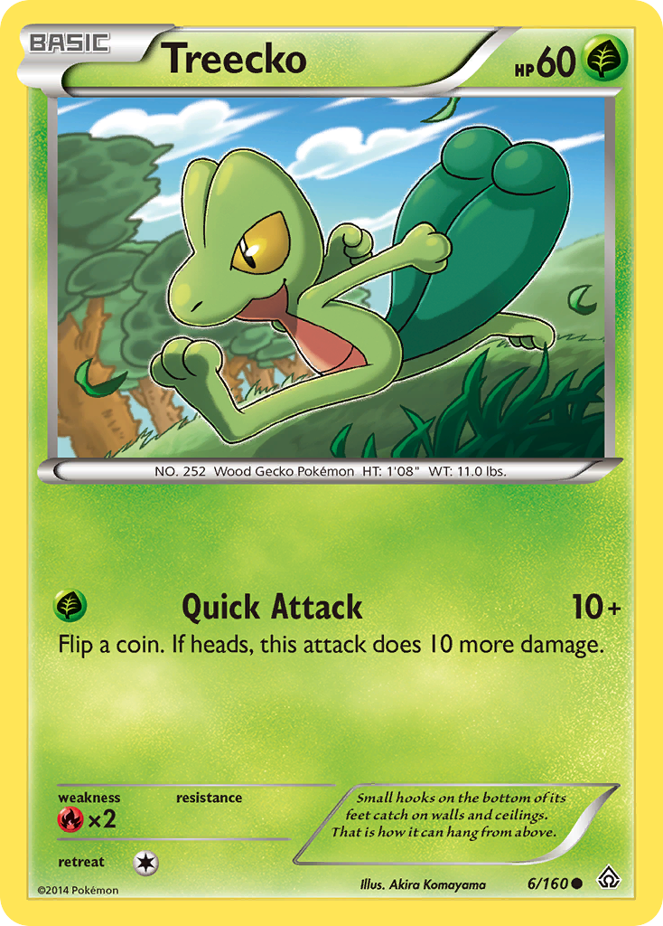Treecko (6/160) [XY: Primal Clash] | Good Games Cannington