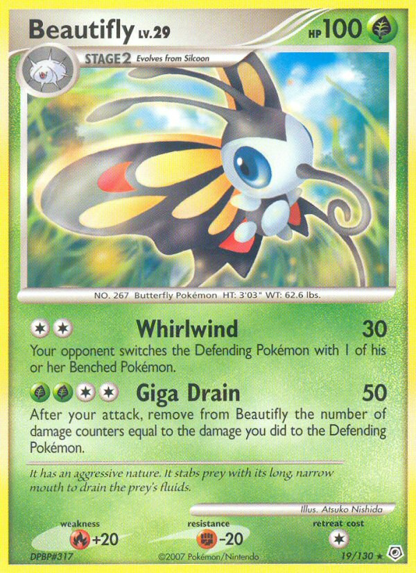 Beautifly (19/130) [Diamond & Pearl: Base Set] | Good Games Cannington