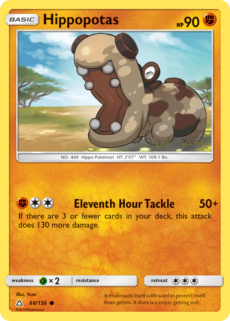 Hippopotas (68/156) [Sun & Moon: Ultra Prism] | Good Games Cannington