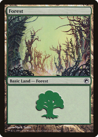 Forest (247) [Scars of Mirrodin] | Good Games Cannington