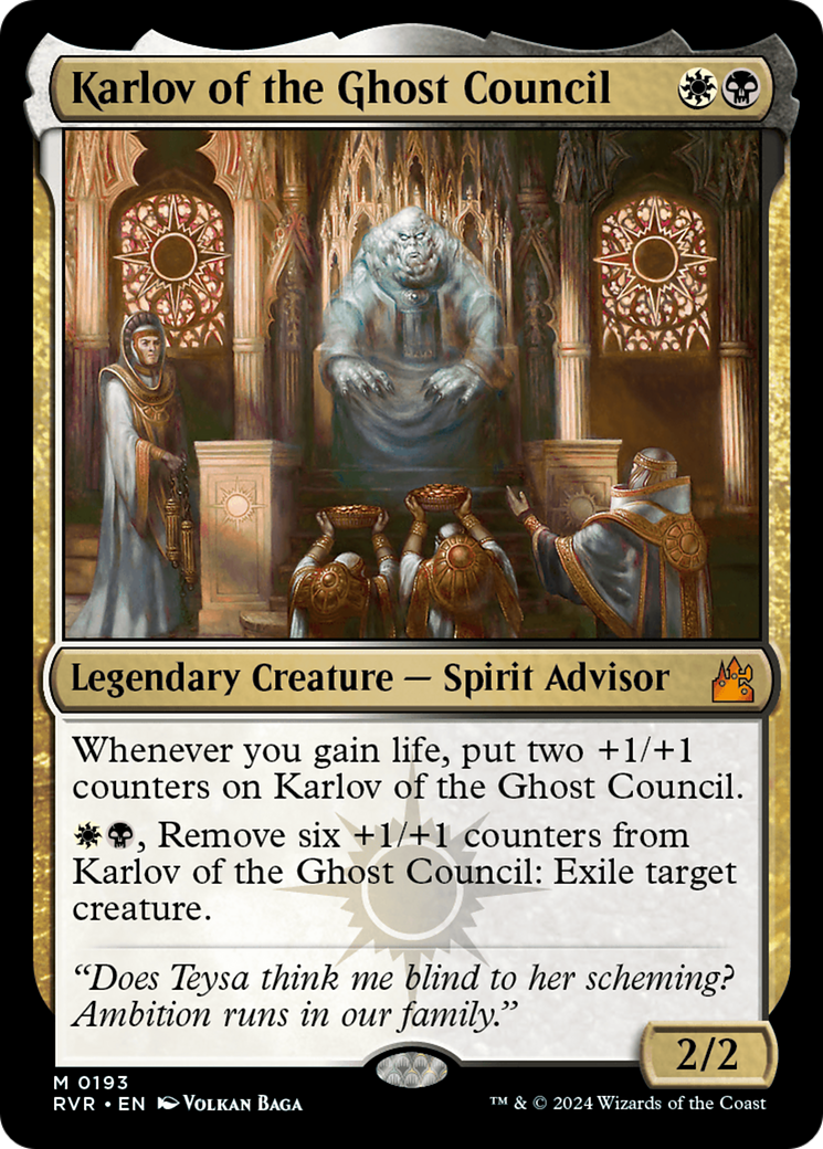Karlov of the Ghost Council [Ravnica Remastered] | Good Games Cannington