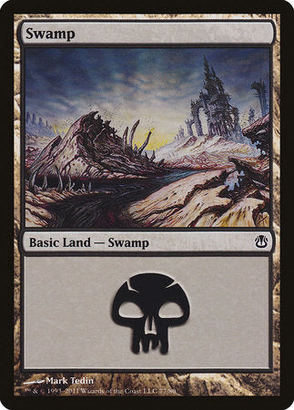 Swamp (77) [Duel Decks: Ajani vs. Nicol Bolas] | Good Games Cannington