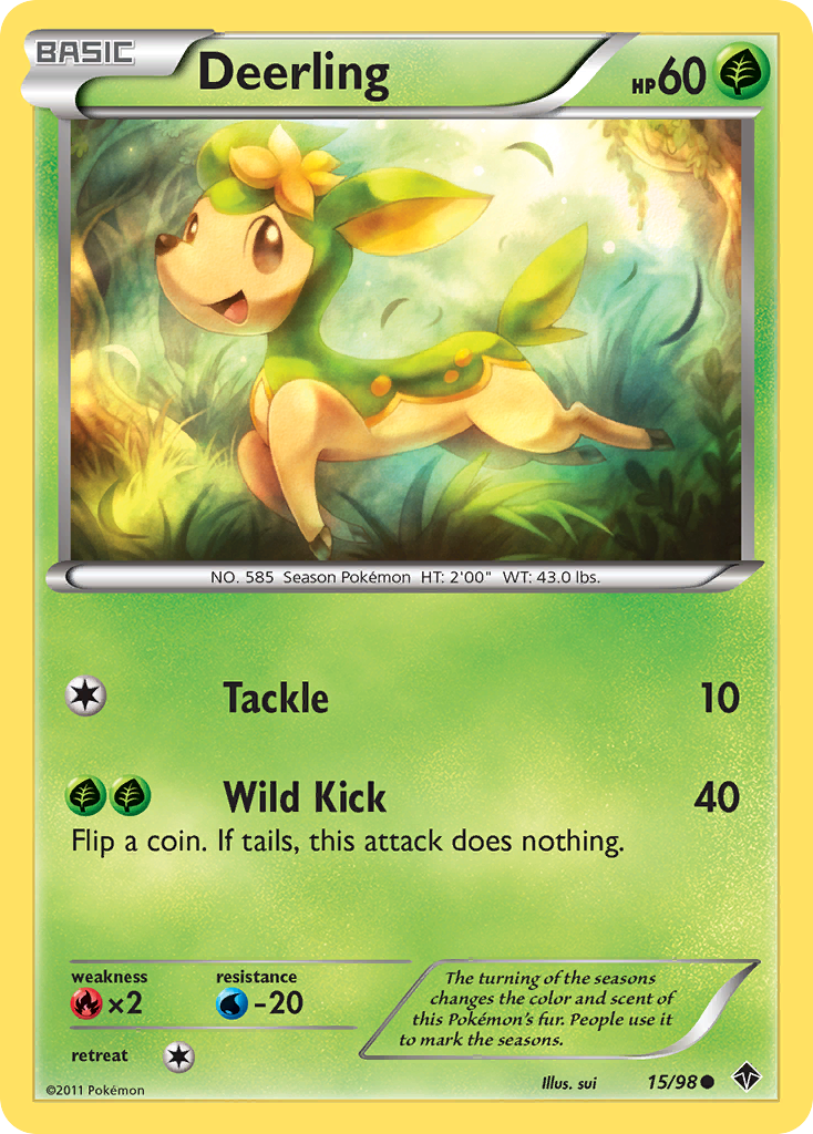 Deerling (15/98) [Black & White: Emerging Powers] | Good Games Cannington