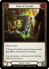 Tome of Fyendal [U-WTR160] (Welcome to Rathe Unlimited)  Unlimited Rainbow Foil | Good Games Cannington