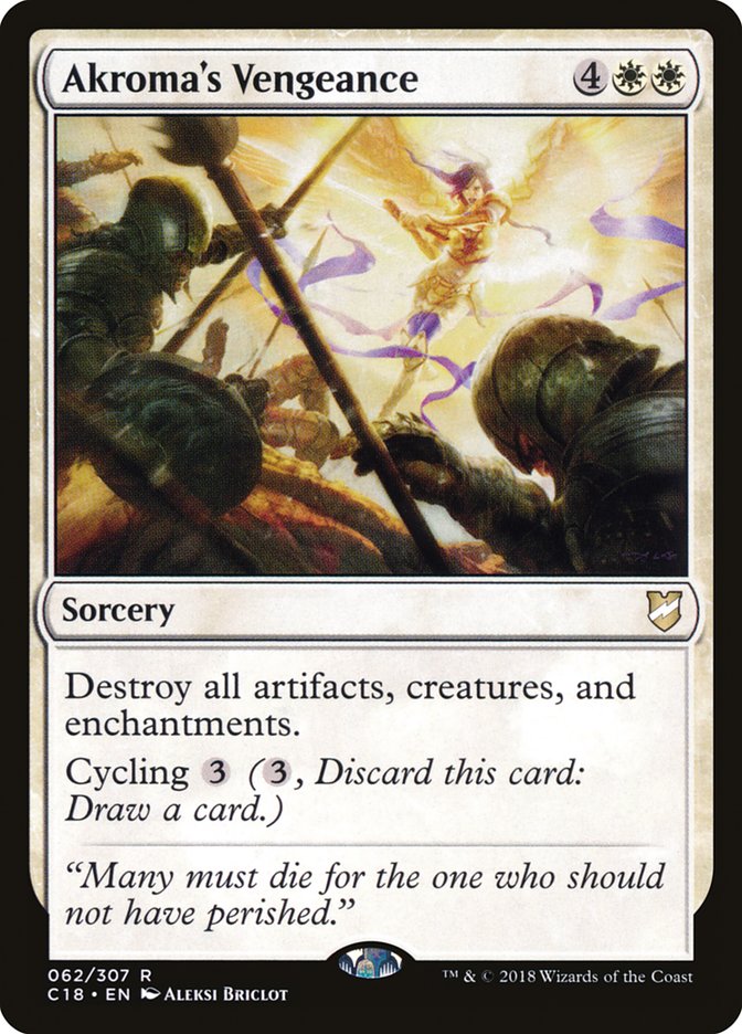 Akroma's Vengeance [Commander 2018] | Good Games Cannington