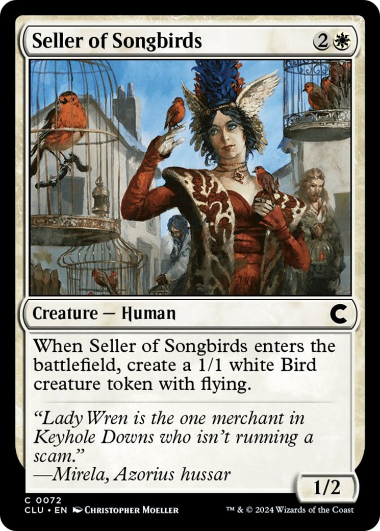 Seller of Songbirds [Ravnica: Clue Edition] | Good Games Cannington