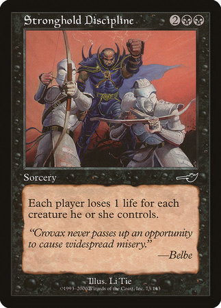 Stronghold Discipline [Nemesis] | Good Games Cannington