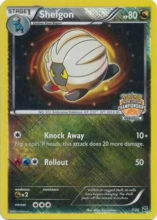 Shelgon (7/20) (Regional Championship) [Black & White: Dragon Vault] | Good Games Cannington