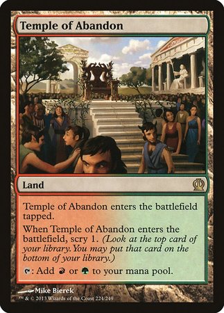 Temple of Abandon [Theros] | Good Games Cannington
