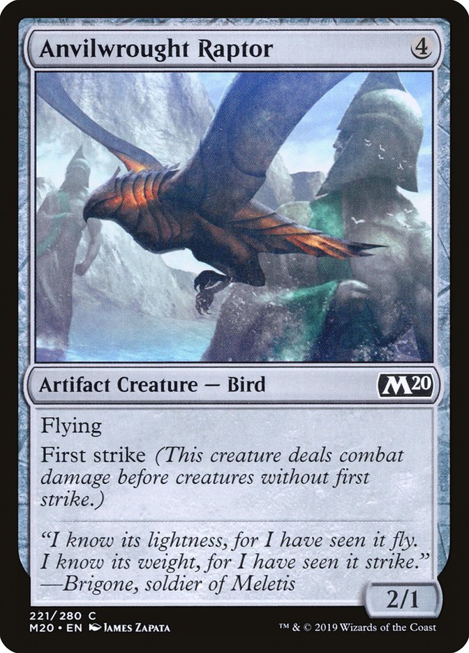 Anvilwrought Raptor [Core Set 2020] | Good Games Cannington