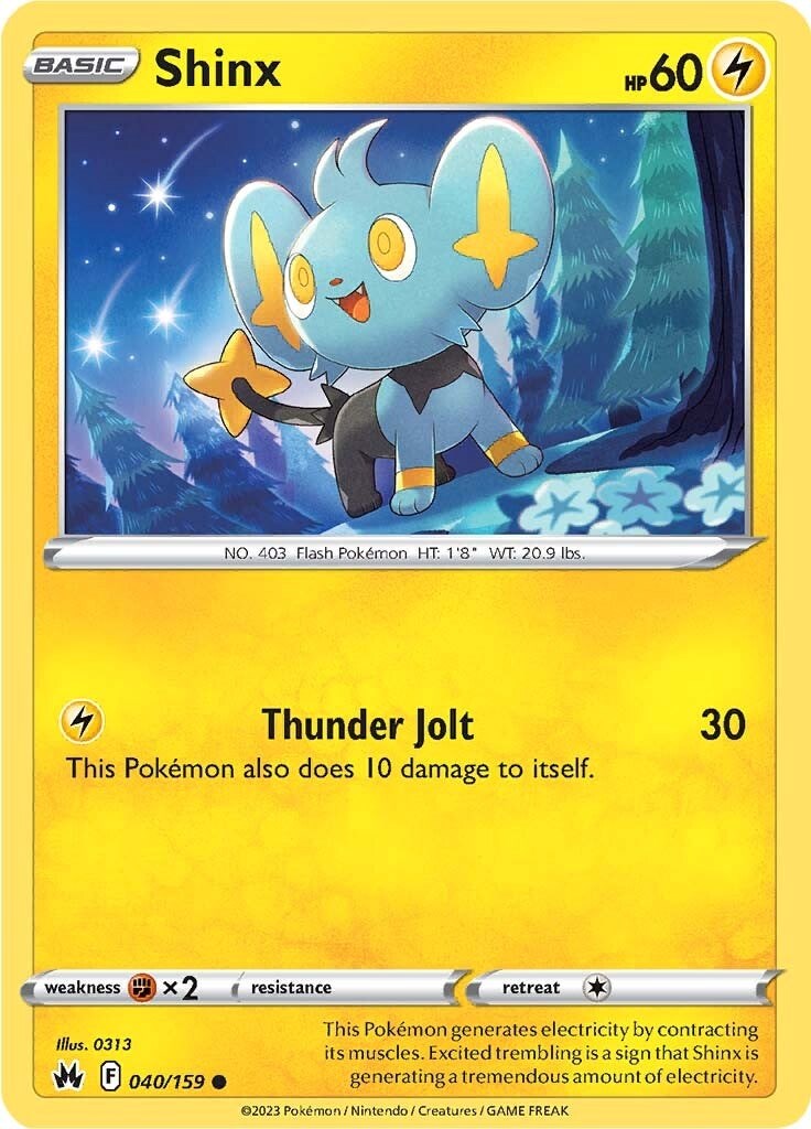 Shinx (040/159) (40) [Sword & Shield: Crown Zenith] | Good Games Cannington