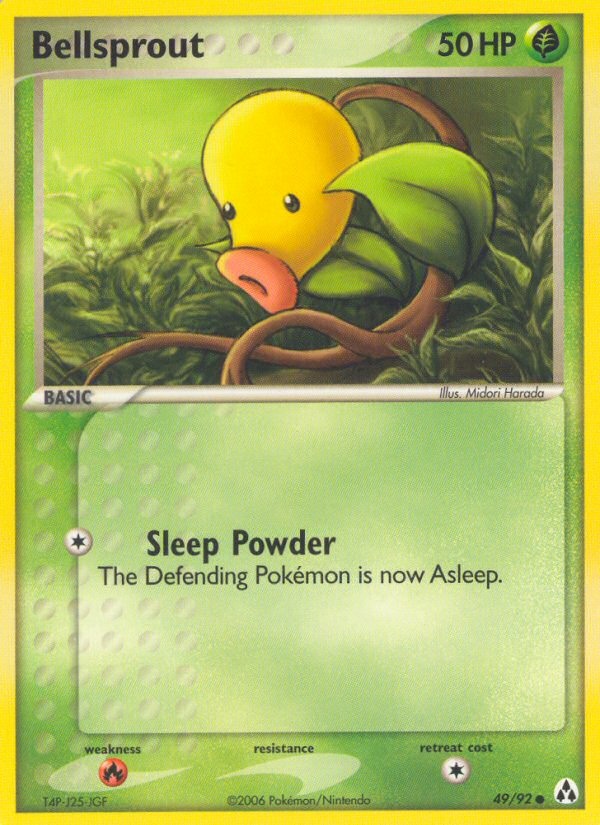 Bellsprout (49/92) [EX: Legend Maker] | Good Games Cannington