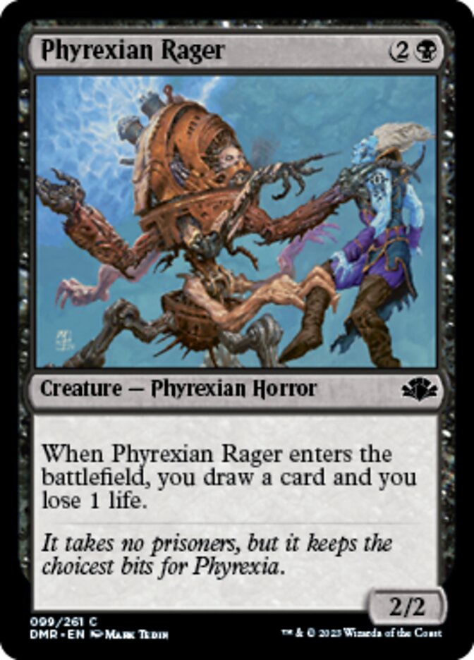 Phyrexian Rager [Dominaria Remastered] | Good Games Cannington