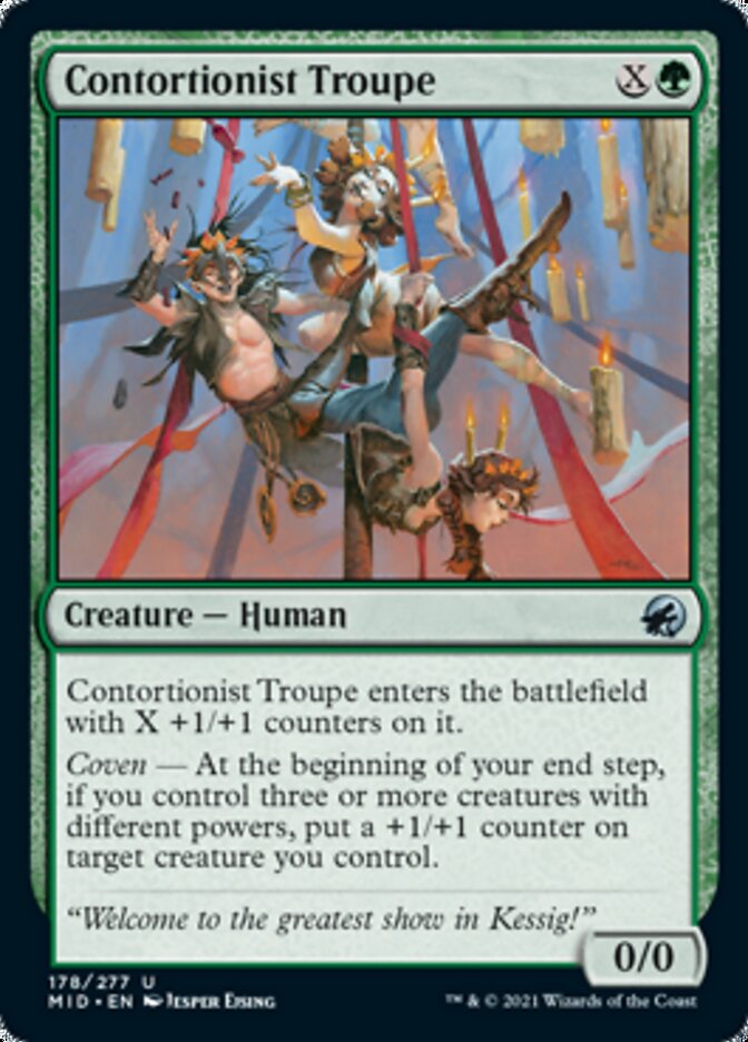 Contortionist Troupe [Innistrad: Midnight Hunt] | Good Games Cannington