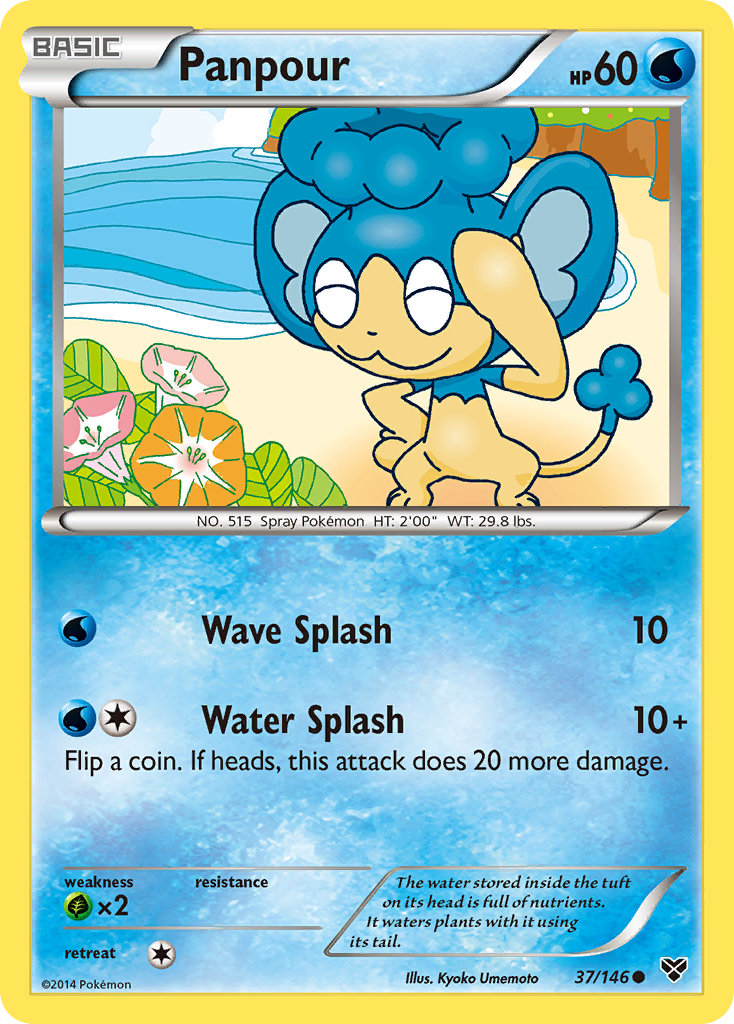 Panpour (37/146) [XY: Base Set] | Good Games Cannington