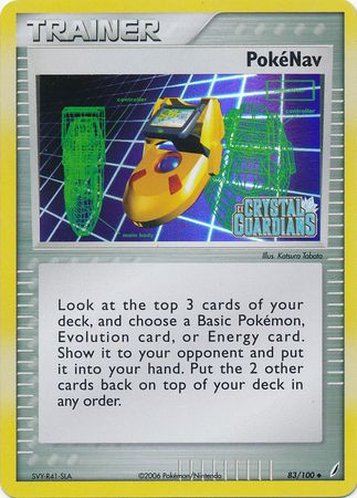 PokeNav (83/100) (Stamped) [EX: Crystal Guardians] | Good Games Cannington