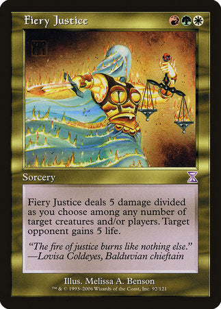Fiery Justice [Time Spiral Timeshifted] | Good Games Cannington