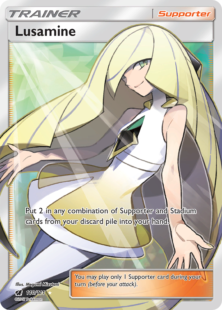 Lusamine (110/111) [Sun & Moon: Crimson Invasion] | Good Games Cannington