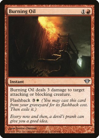 Burning Oil [Dark Ascension] | Good Games Cannington