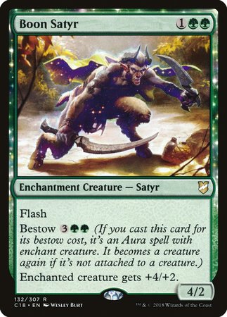 Boon Satyr [Commander 2018] | Good Games Cannington